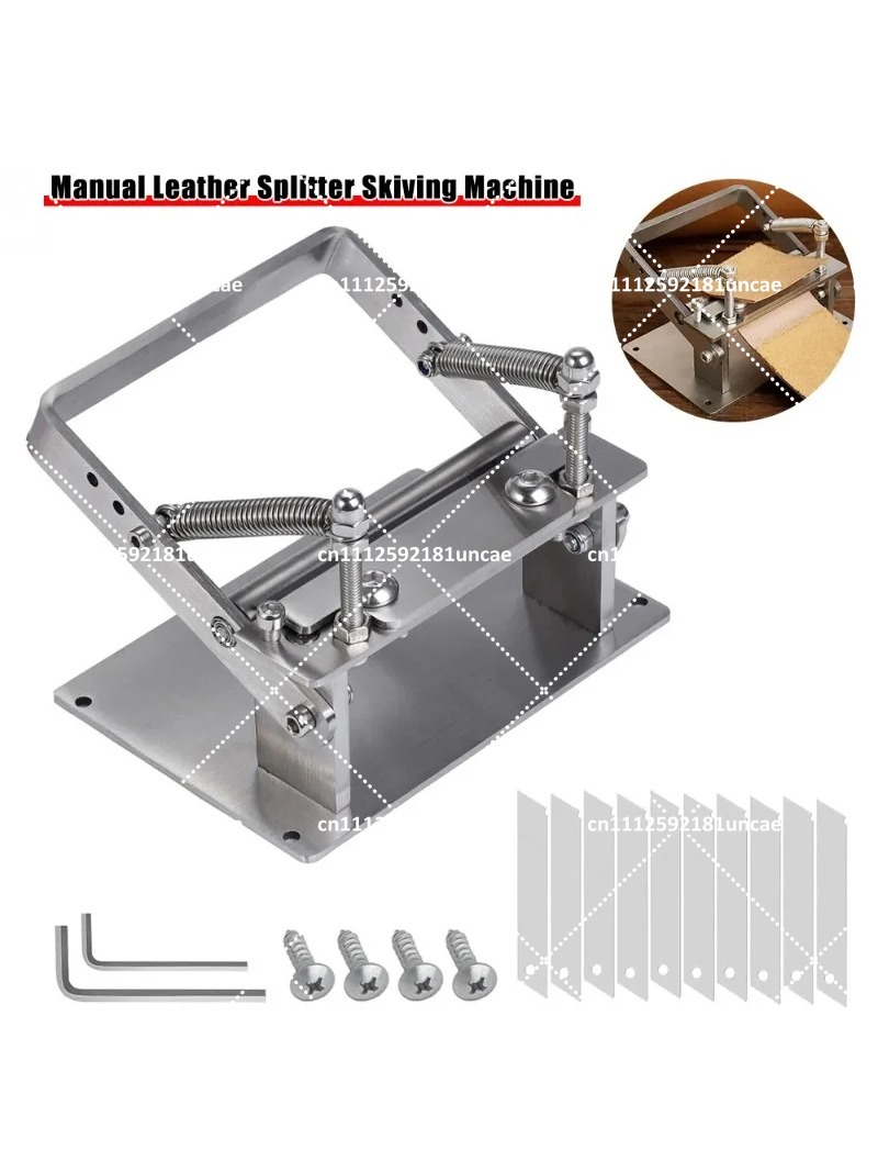 Leatherwork Manual - 수동 가죽 분할기 필링 머신 스테인레스