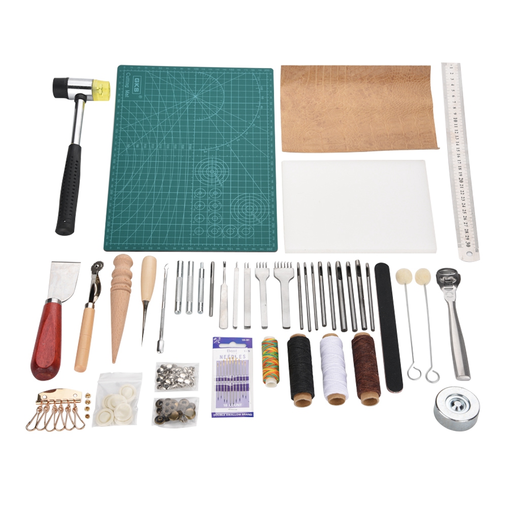 Groover Stitching Tool - 42종 가죽 공예 도구 세트 가죽