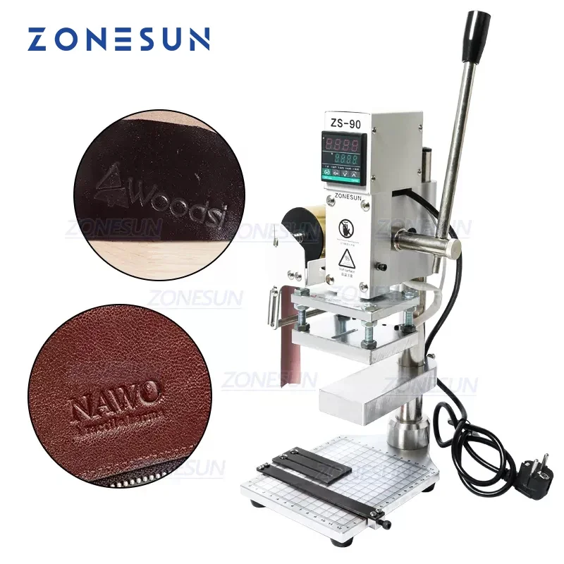 Leatherwork Manual - ZONESUN 이중 작업판 수동 가죽 핫