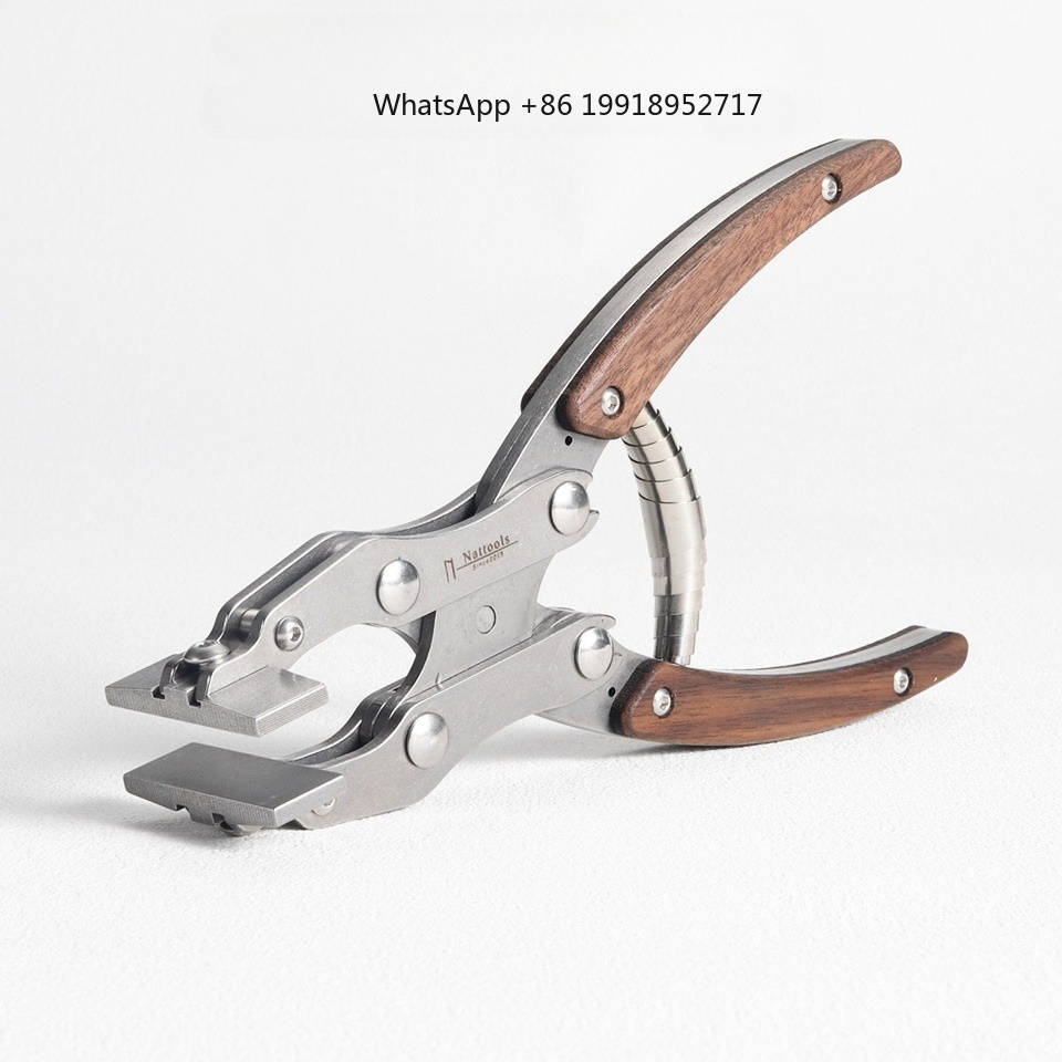 Leatherwork Hand Press - 가죽 플랫 플라이어 스테인리스 스틸 수제