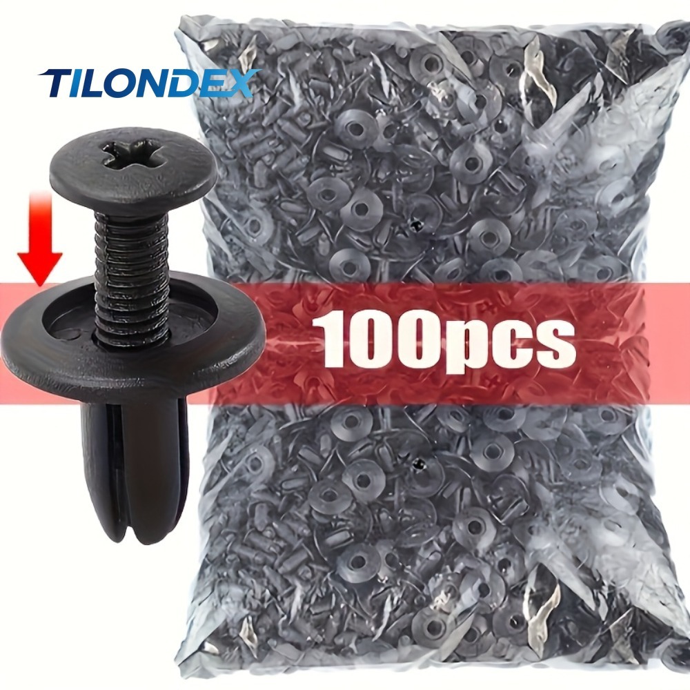 Snap Fastener Setter - 틸론덱스 100개 자동차 패스너 클립 세트