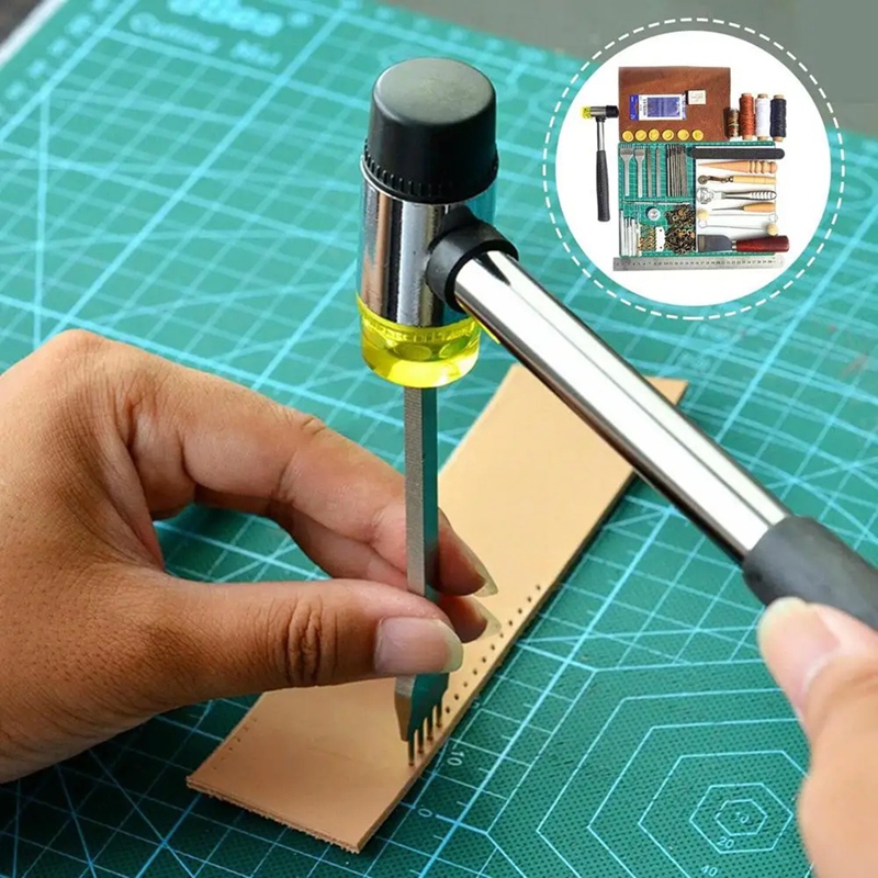 가죽 도구 세트 가죽 작업 도구 수동 가죽 제작 도구  - Leatherwork Manual 리뷰 및 가격