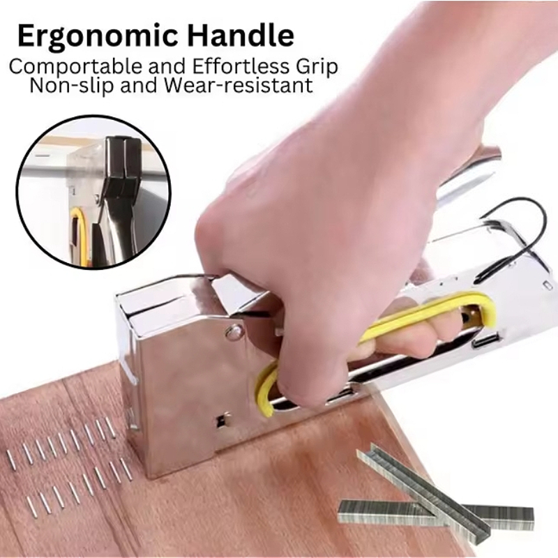 DIY 공예용 수동 스테이플 건 휴대용 태커, 가구 장 - Leatherwork Manual 리뷰 및 가격