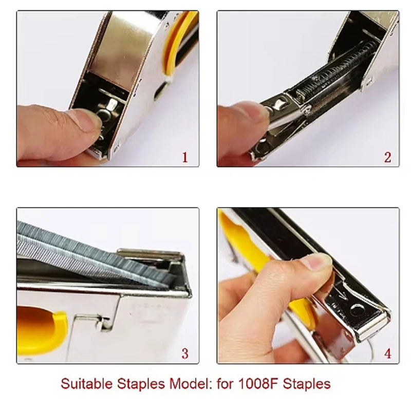 DIY 공예용 수동 스테이플 건 휴대용 태커, 가구 장 - Leatherwork Manual 리뷰 및 가격