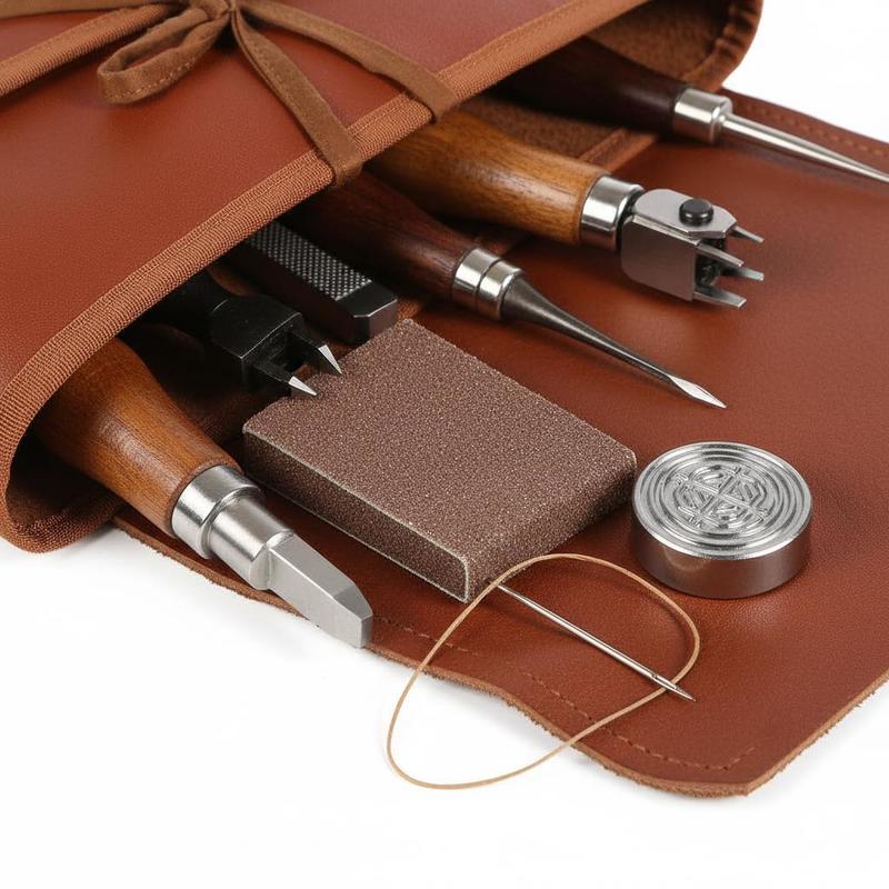 72개 가죽 공예 용품 세트 (10x6x2인치) DIY - Leather Workshop 리뷰 및 가격