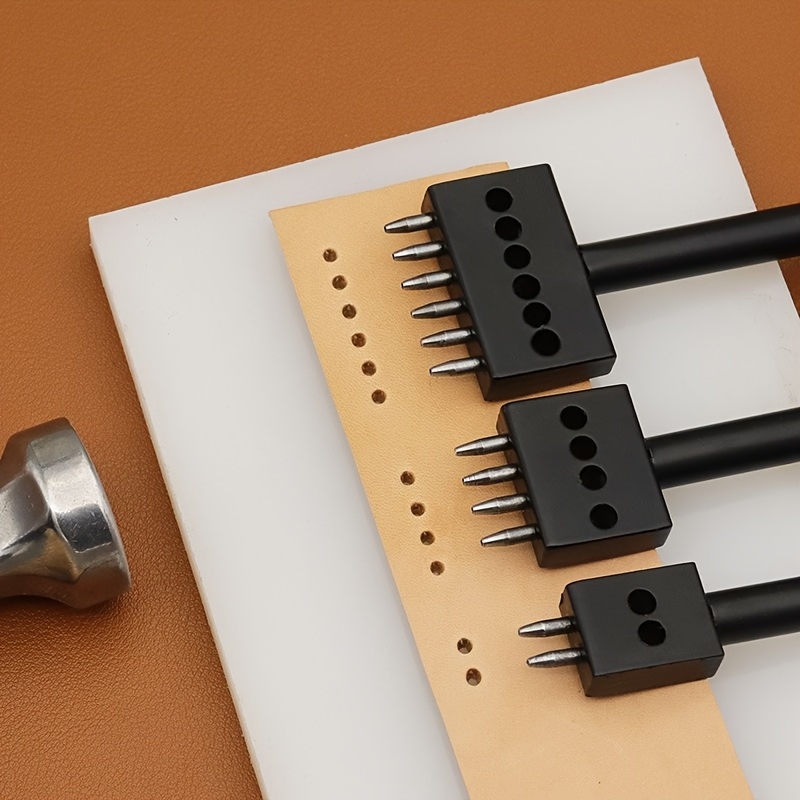 6슬롯 원형 커터와 5mm 간격을 가진 수동 가죽 펀칭 - Leatherwork Manual 리뷰 및 가격