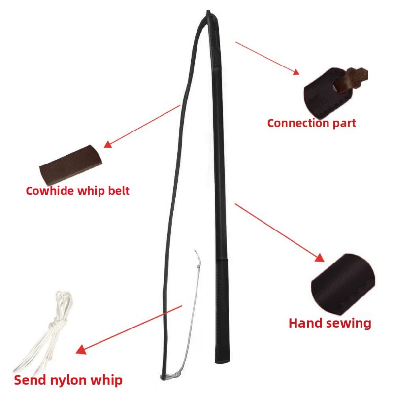 가죽 채찍 - 개 훈련 도구, 코르티컬 채찍, 내구성, - Leatherwork Training 리뷰 및 가격