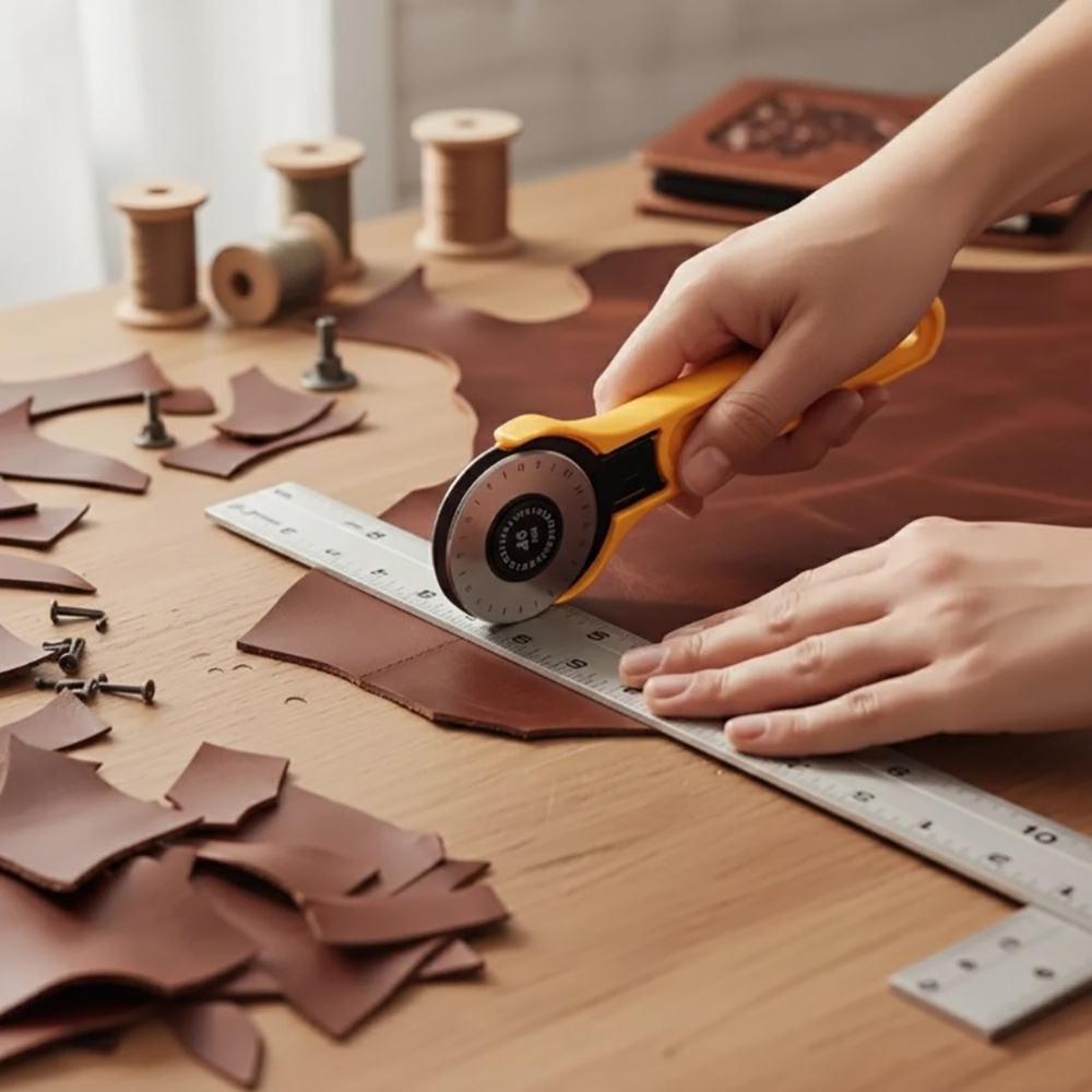 45mm 회전식 원단 커터 가죽 공예 절단 도구 DIY - Leather Workshop 리뷰 및 가격