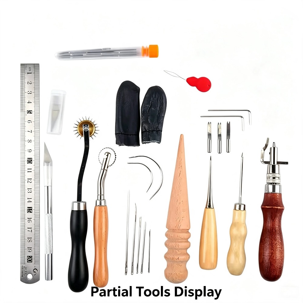 옥스포드 보관 가방이 포함된 완벽한 가죽 공예 도구 키 - Leatherwork Beginner Tools 리뷰 및 가격