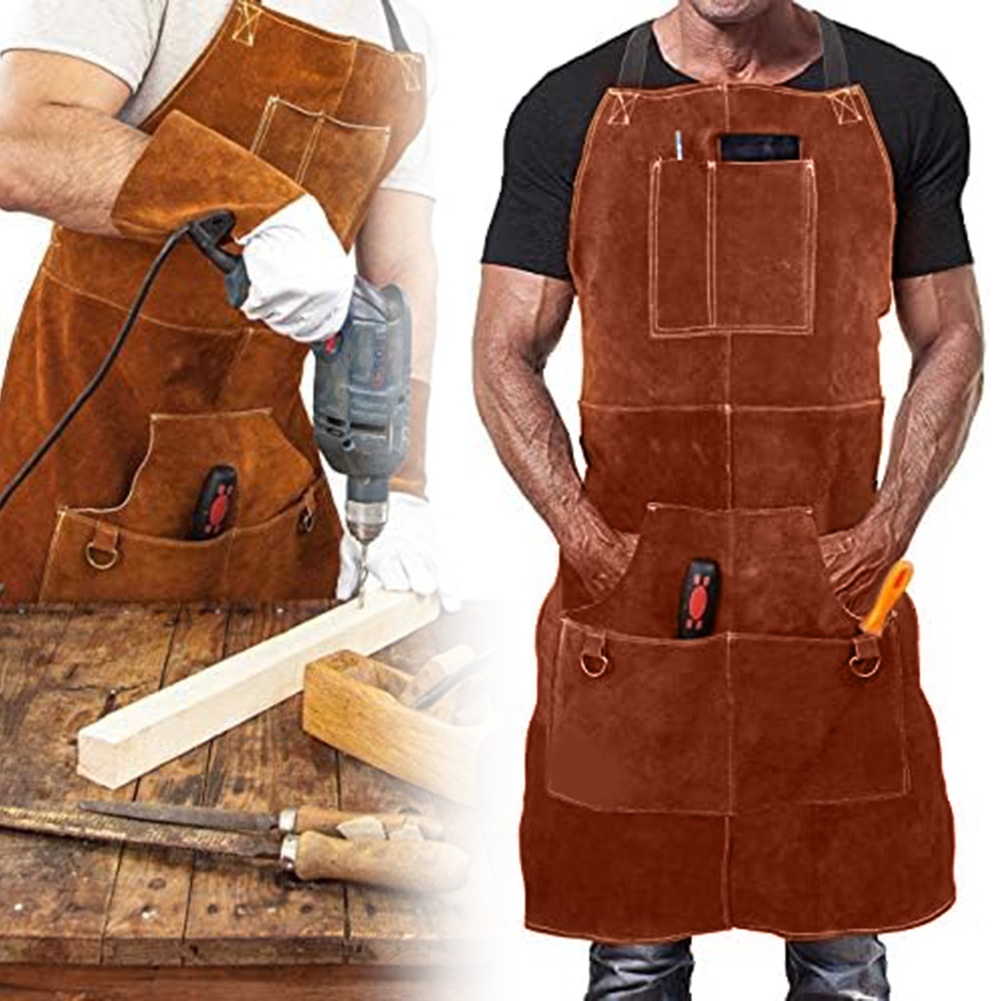 용접공용, 철공인용 소가죽 작업복 가죽 용접 앞치마,  - Leather Workshop 리뷰 및 가격