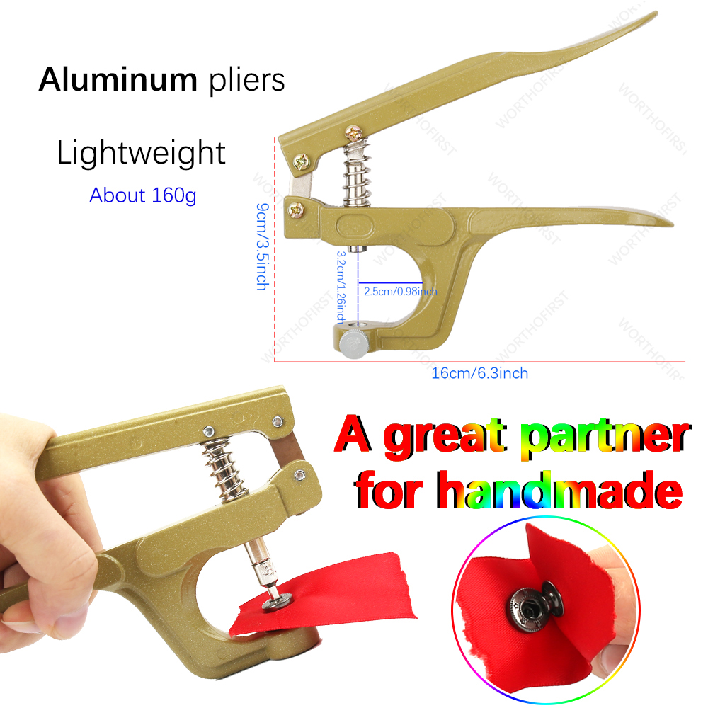 가죽 작업용 핸드 프레스 도구 스냅 버튼 청바지 DIY - Leatherwork Hand Press 리뷰 및 가격