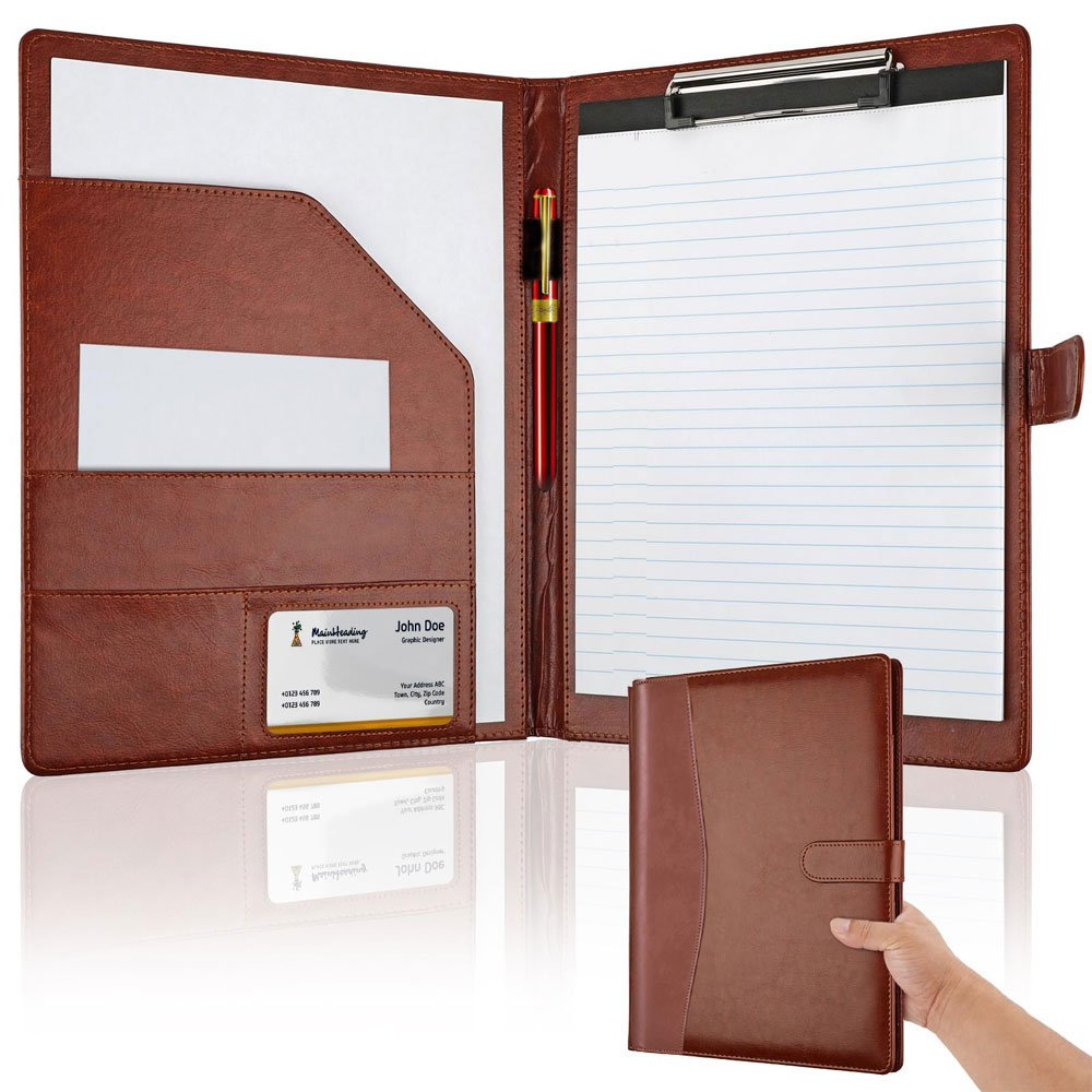 다기능 가죽 폴더, A4 필기 패드 커버 포함, 1개의 - Leather Work Folder 리뷰 및 가격