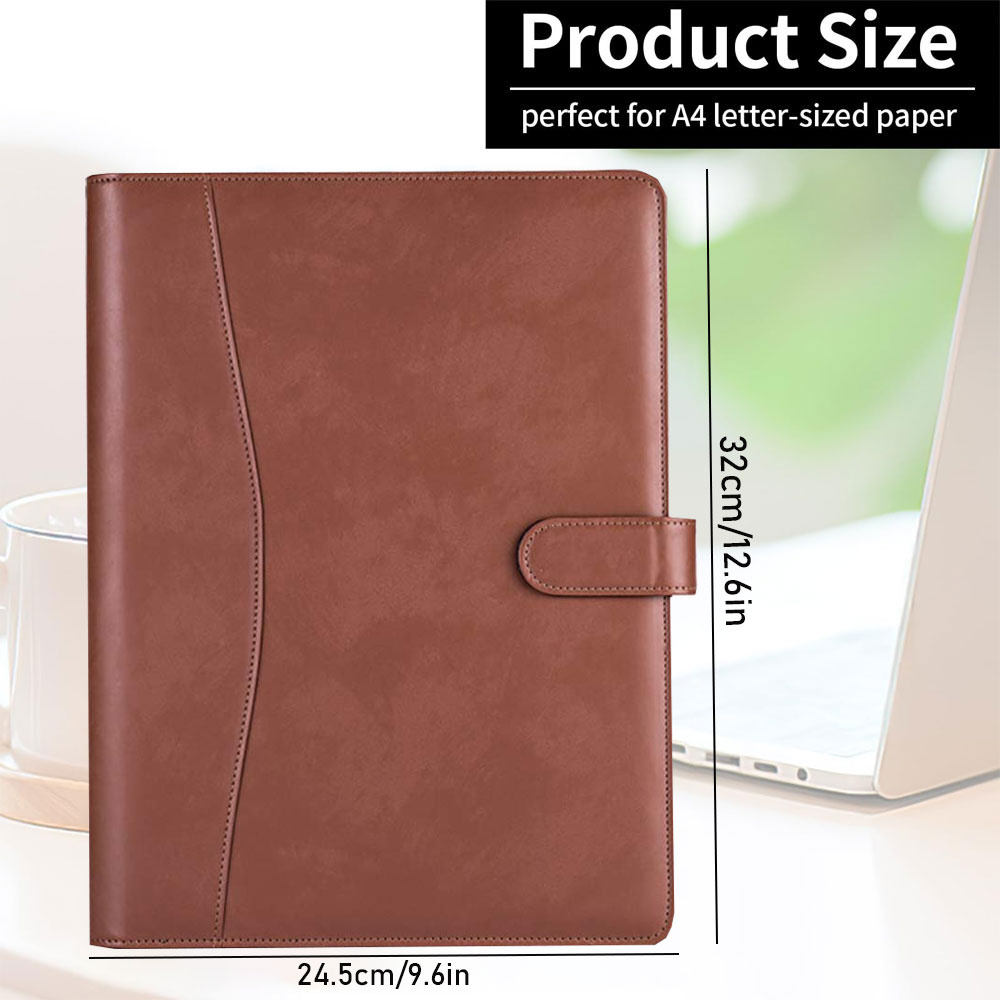 다기능 가죽 폴더, A4 필기 패드 커버 포함, 1개의 - Leather Work Folder 리뷰 및 가격