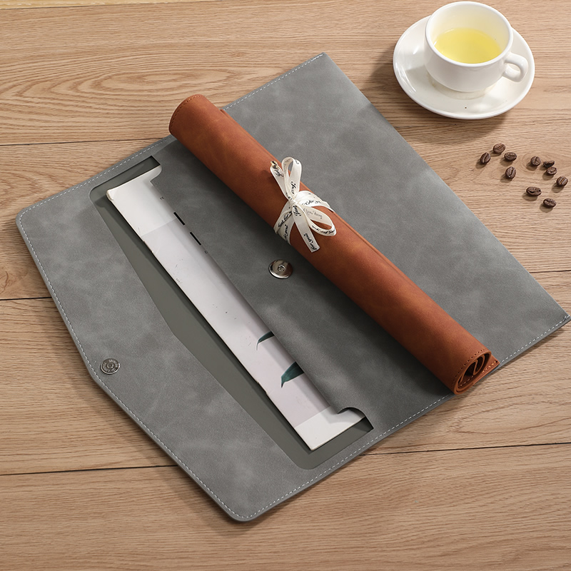 A4 PU 가죽 서류 가방 (펜 슬롯 포함) 금속 스냅 - Leather Work Folder 리뷰 및 가격