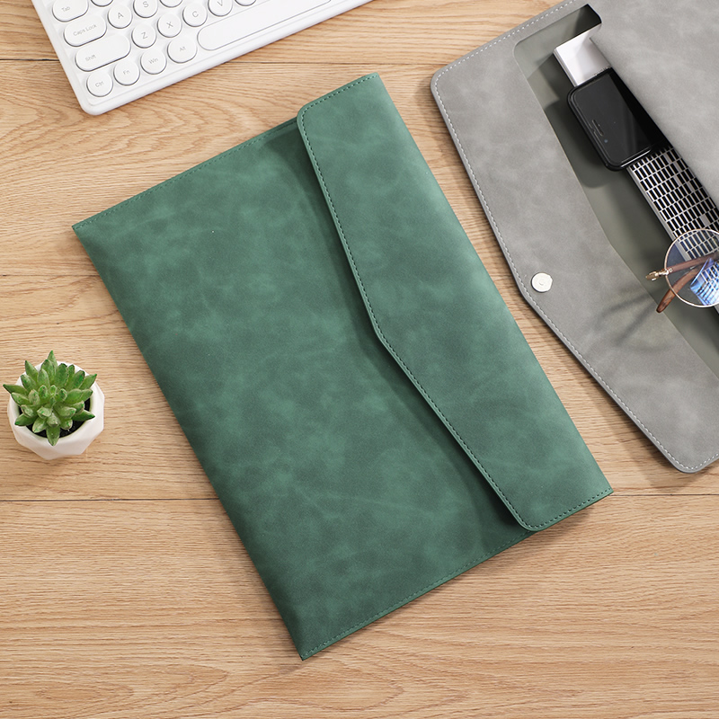 A4 PU 가죽 서류 가방 (펜 슬롯 포함) 금속 스냅 - Leather Work Folder 리뷰 및 가격