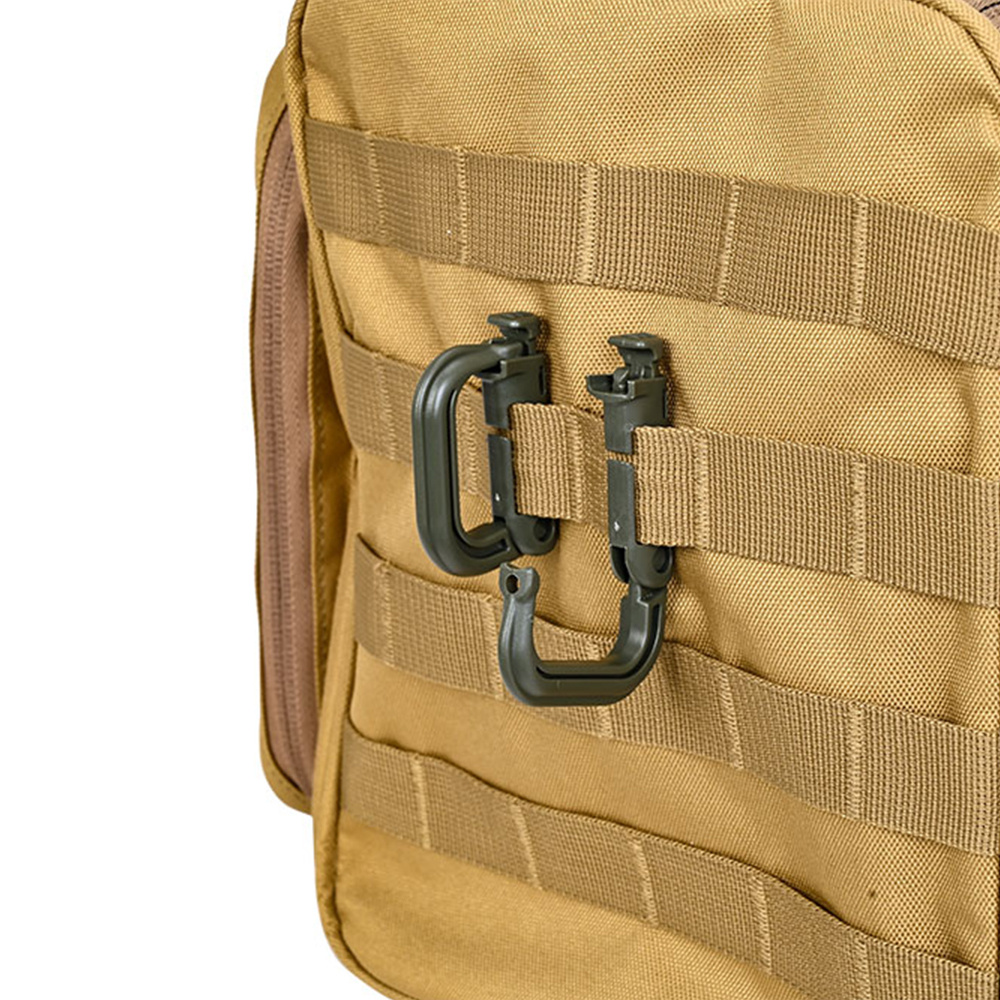 2Pcs MOLLE Carabiner 전술 D 잠금 링 - Snap Fastener Setter 리뷰 및 가격